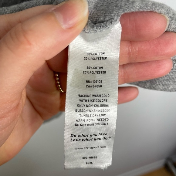 LIFE is Good Men's Flip Out Crusher Tee - Picture 5 of 6